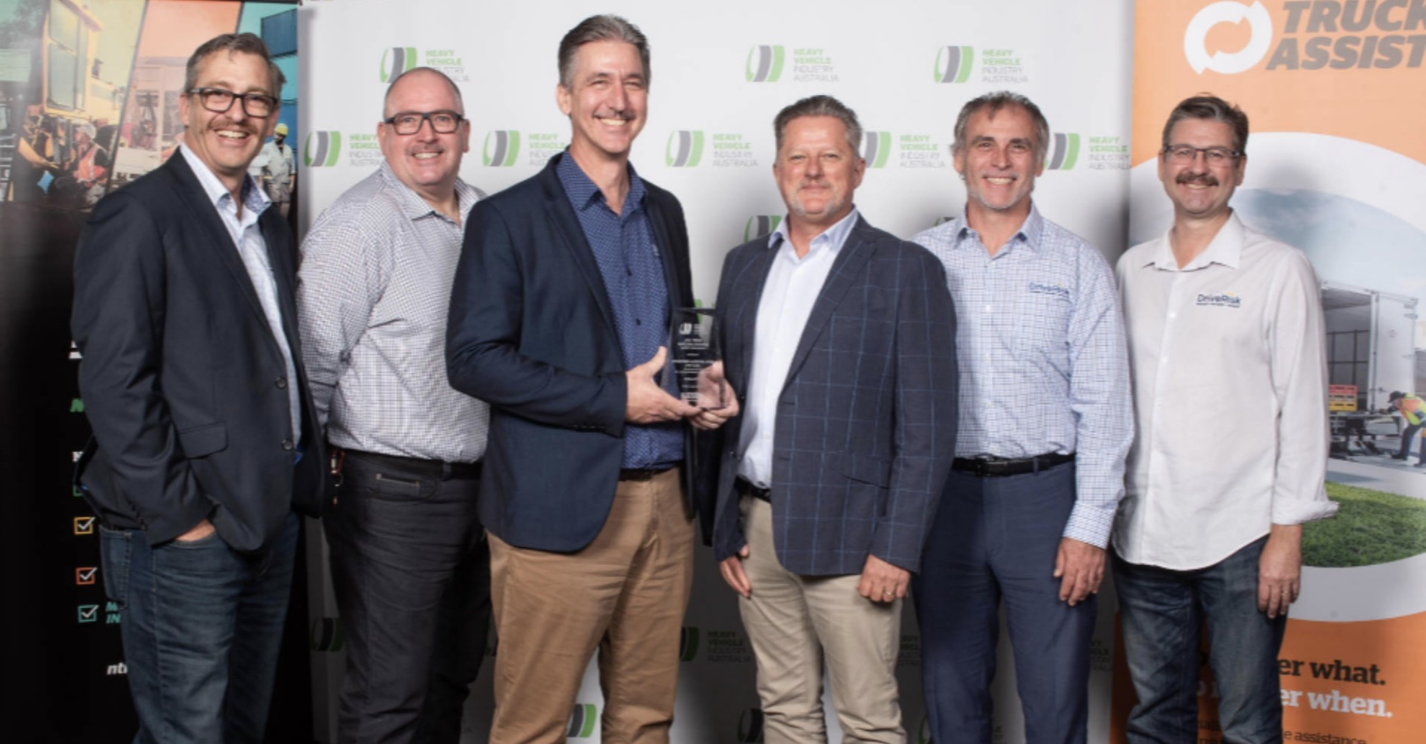 DriveRisk team with the Safety Innovation Award